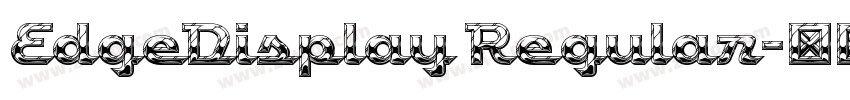 EdgeDisplay Regular字体转换